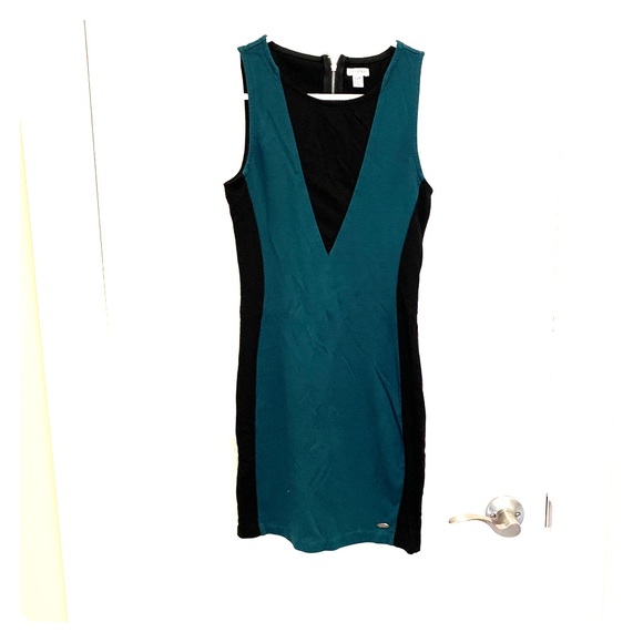 Dark teal Guess dress - Picture 2 of 5